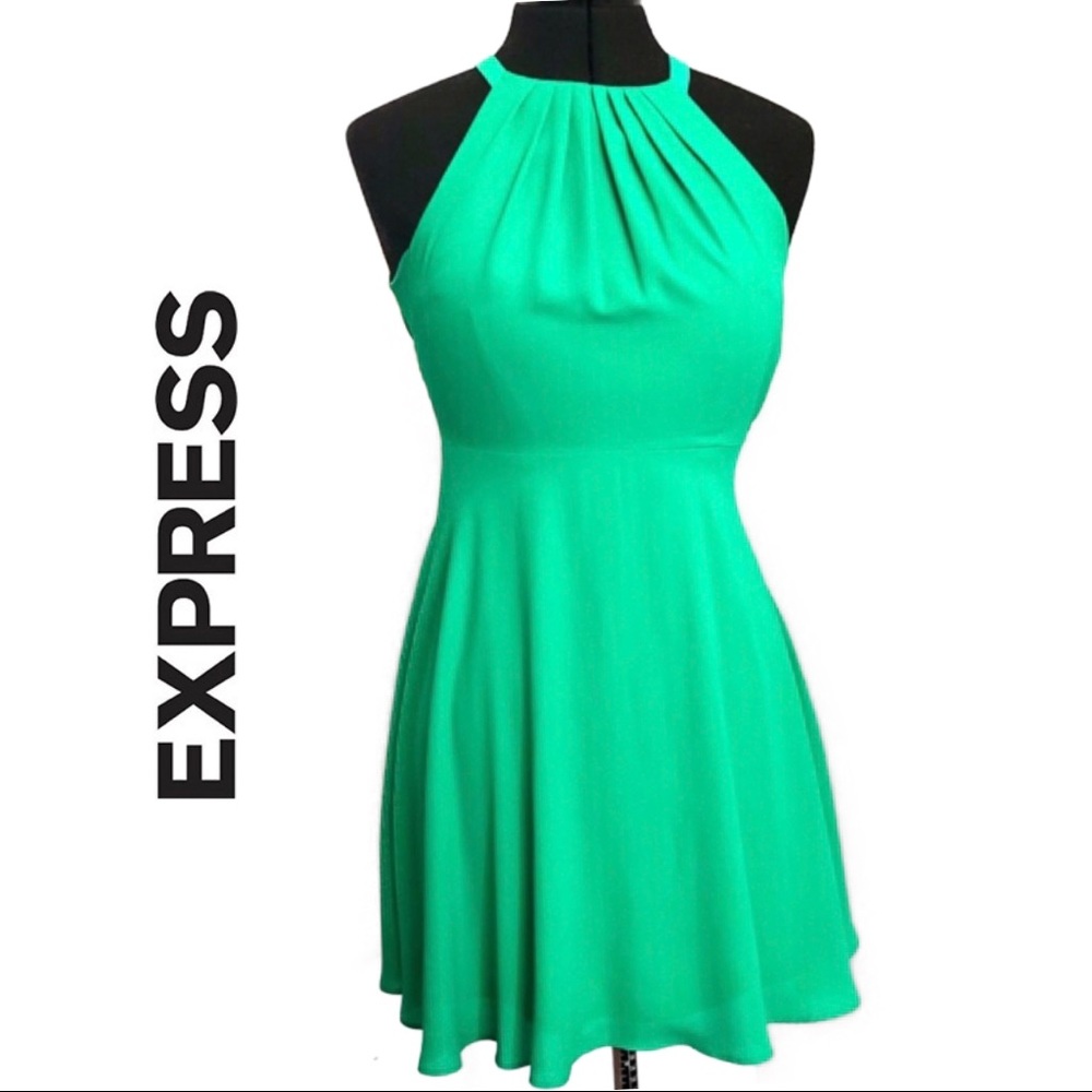 Express | Fit And Flare Halter Dress | Size: 0